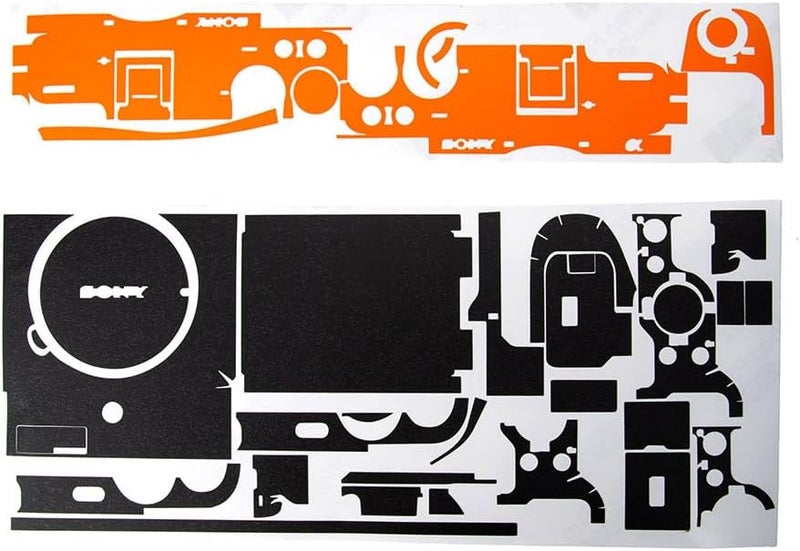 DBZZ for Sony ILCE-6700 Camera Skin Anti-Scratch Alpha 6700 Protective Sticker Cover 3M Film Body Protector A6700 (Matte Orange + Matte Black) - Image 2